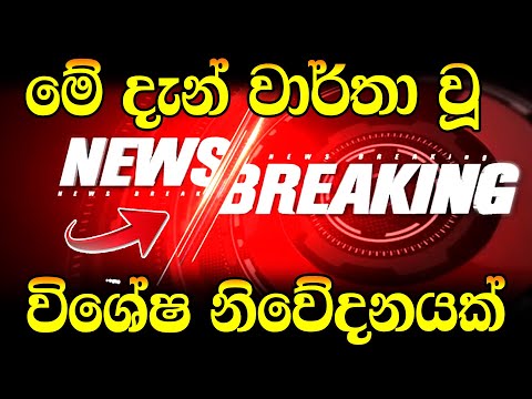 Today News Just Here Is Another Special News |  Just Received | hiru news today livehiru news toda