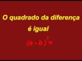 Produtos Notáveis na Álgebra