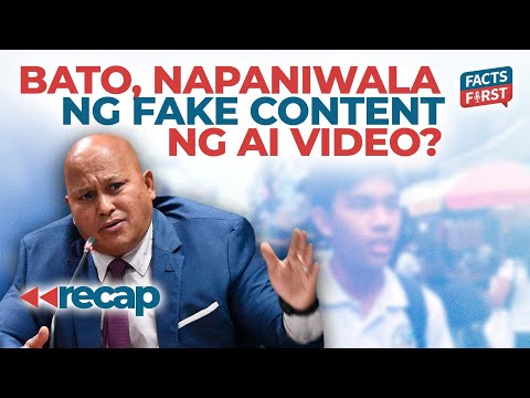 Bato, nabiktima ng pro-Sara Duterte fake content na gawa sa AI