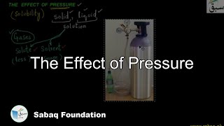 The Effect of Pressure