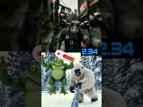 Yeti and Frogman   Missing Dance Songs brainrot 🙀 PART 28 #brainrot  #funny