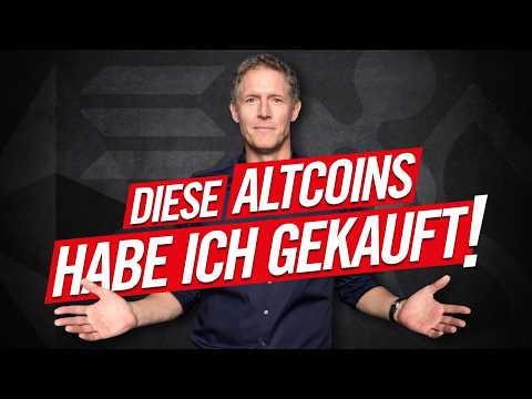 Diese Altcoins habe ich gekauft!