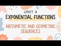Exploring Arithmetic and Geometric Sequences