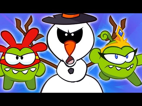 Christmas Special: EVIL SNOWMAN 🟢 Cartoon For Kids 🟢 हिंदी Om Nom Stories