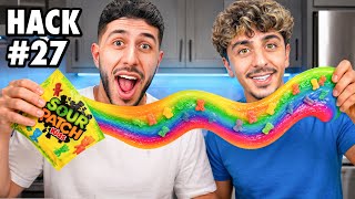 Trying Viral Food Hacks That Will Change Your Life! Ft. FaZe Rug