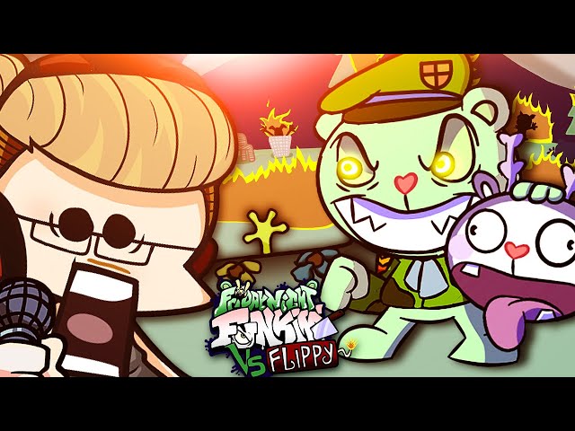 Friday Night Funkin' but Flippy from Happy Tree Friends gets PTSD...