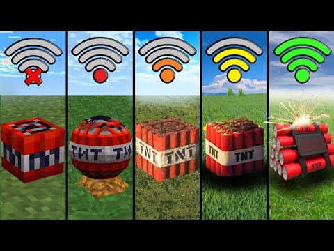 MINECRAFT pero con DIFERENTES Wi-Fi 😱