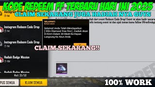 KODE REDEEM FREE FIRE TERBARU 23 JULI 2025 HARI INI‼️