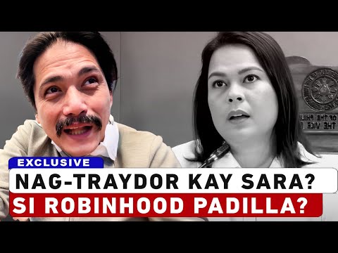 Robin Padilla Nag-Trayd0r kay Vp Sara Duterte?