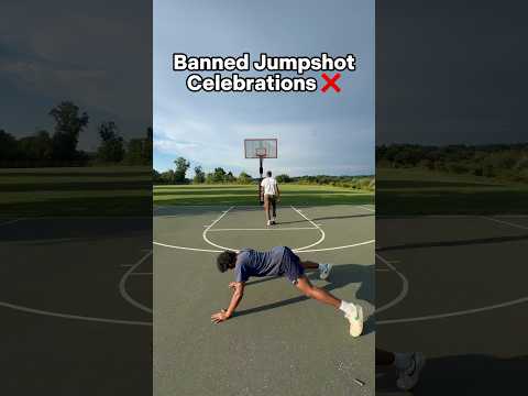 Banned Jumpshot CELEBRATIONS🤣 #nba #basketball #shorts
