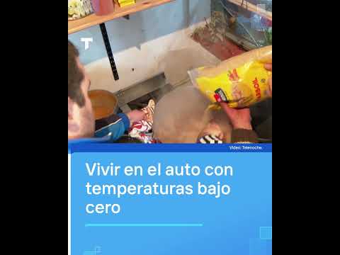 VENDIÓ SU CASA Y AHORA VIVE EN EL AUTO: Cuando el frío empieza a doler
