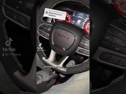 WHY YALL THINK MY HELLCAT STOLEN 😂😭 #stolencar #srt #hellcat #dodge #cars