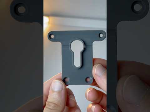 3D printed smart lock adapter 🔑 #3dprinting #3d #3dprinted #bambulab #diy #smarthome #aqara #lock
