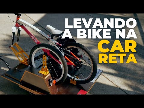 Carretinha de levar bike. Pedaleria