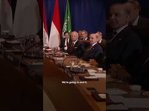 Trump meets Arab and Muslim majority leaders at UN to discuss Israel-Hamas war