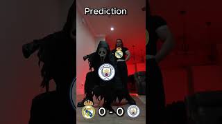 Real Madrid vs Man City prediction  #championsleague