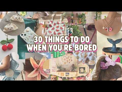 30+ things to do when you're bored *alone* ⋆˚🐚🫧✧⋆