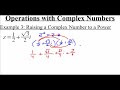 Operations with Complex Numbers