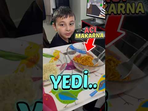 KARDEŞİME ACILI MAKARNA TUZAĞI AMA..🌶️😲 #reklam #shorts
