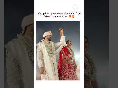 TMKOC Actress Jheel Mehta get married Aditya Dube ❣️👰#jheelmehta #wedding #marriage #bollywood