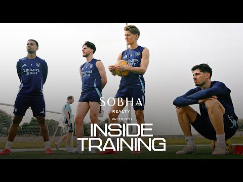 INSIDE TRAINING | The Arsenal squad's first training session in Dubai