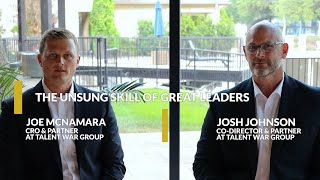 The Unsung Skill of Great Leaders