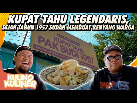 Kupat Tahu Pak Budi: Enak, Rame, Legendaris Walaupun Mojok! // Kulino Kuliner