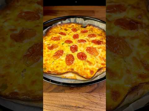 Tortilla Beef Pizza! Easy Breakfast #shorts #asmr