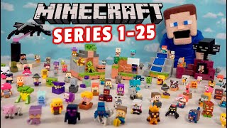 Minecraft Mattel Mini-Figures Complete Checklist Series 1-25