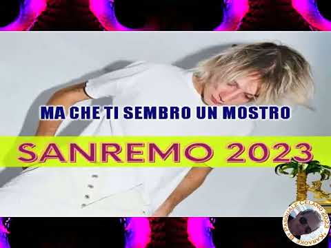 Gianmaria   Mostro Sanremo 2023 KARAOKE FAIR USE