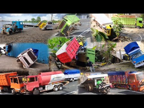 Kumpulan Kecelakaan Truk Akibat Supir Ceroboh Versi miniatur truk