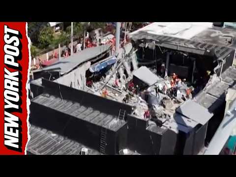 YouTube video thumbnail: Dominican Republic Roof Collapse That Killed 200 Blamed on ‘Complete Disregard’ for Safety Laws