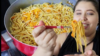 Macarrão com Frango e sem Molho de Tomate