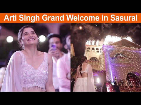 Inside Video: Aarti Singh Grand Welcome In Sasural With Husband Deepak Chauhan