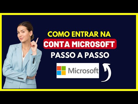 Como entrar na conta da Microsoft