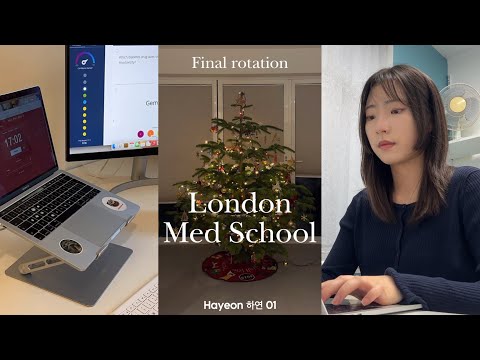 👩🏻‍💻 Med school Vlog | Last week before finals, himae haircut 런던의대생 브이로그