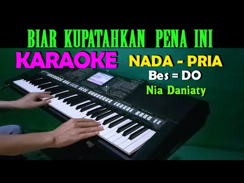 HANCUR HATIKU – Nia Daniaty | KARAOKE Nada Pria | Nostalgia