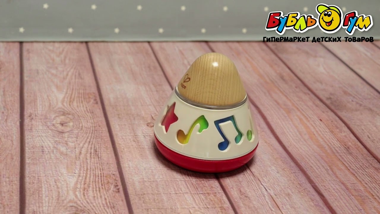 Игрушка музыкальная Hape Шкатулка вращающаяся с 0мес - видео