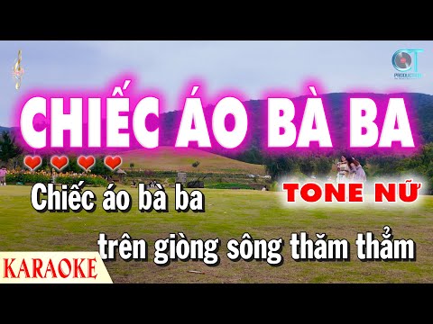 Chiếc Áo Bà Ba Nhạc Sống Trữ Tình Tone Nữ | Làng Hoa Karaoke