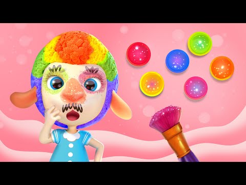 Dolly and the colorful makeup | Games for kids | Funny Cartoon Animaion for kids