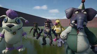 FNAF MIMIC in The GMOD GM_BIgMaze MAP