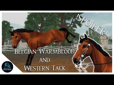 SSO - !SPOILER! - Belgian Warmblood Animations and New Western Tack (released)