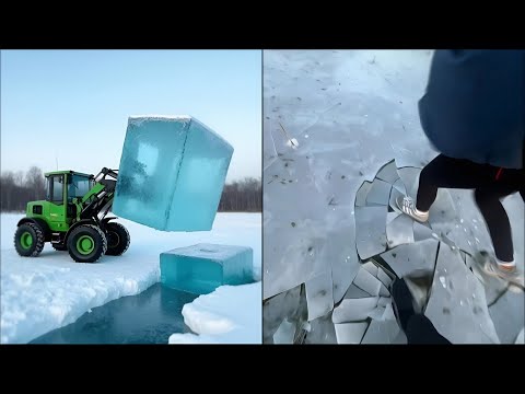 Satisfying & Relaxing Winter Ice Videos To Help You Unwind Before Bed