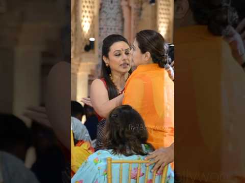 A Beautiful Sisterly Bond😍#RaniMukherjee & #Kajol at Durga Puja Pandal! #shorts #durgapuja