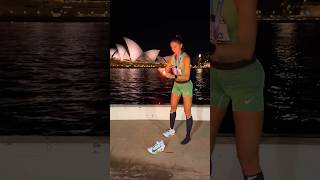 SYDNEY MARATHON makes your SHOES EXPLODE 💥 and your LEGS too 😂🎆 #running #marathon #funny