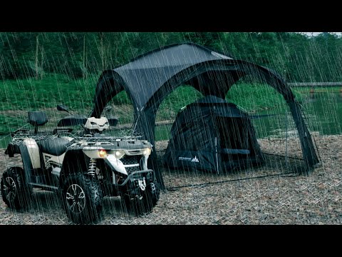 MOTO CAMPING CON LLUVIA! ESTO ES EL SIGUIENTE NIVEL!