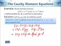 Cauchy Riemann Equations and Differentiability