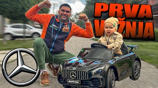 MALI MOTORAŠ VOZI SVOJ PRVI AUTO - a uskoro i motor