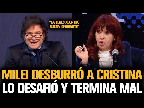 MILEI DESBURRÓ A CRISTINA CON UNA HISTÓRICA CLASE DE ECONOMÍA