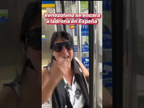 Venezolano Encara a Ladrona en España 🇪🇸